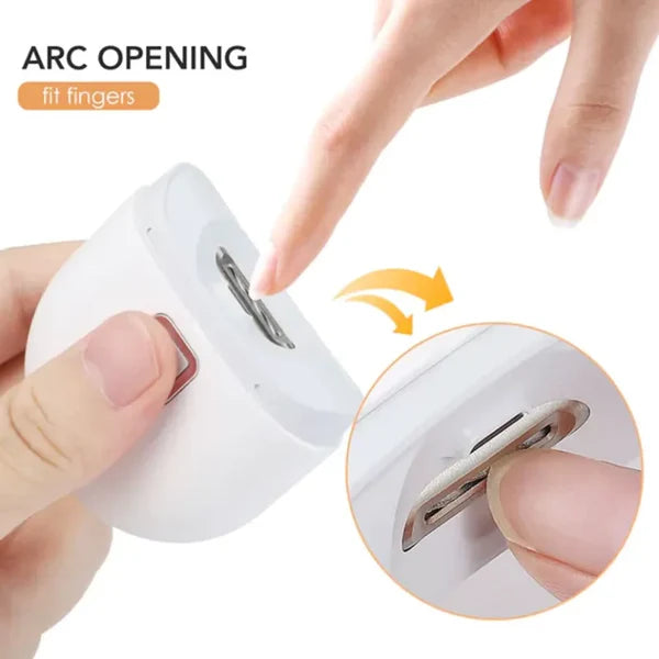 Mini Smart Nail Clipper, Professional Electric Nail Trimmer