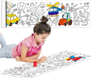 Children Coloring Sticker Roll | BIG SIZE