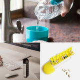 Water Bottle & Pill Organizer - Portable 7-Day Pillbox - for Outdoor, Gym, Travel - Easy Carry