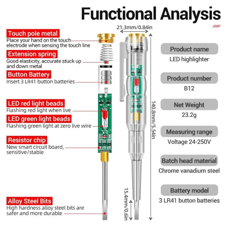 Dual Circuit Voltage & Current Tester