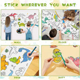 Children Coloring Sticker Roll | BIG SIZE