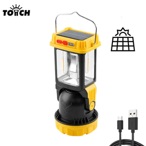 Multifunctional Solar Portable Rechargeable Led Searchlight