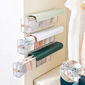 Wall Mount Socks Underwear Drawer Organizer